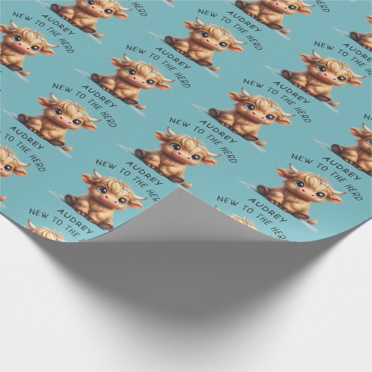 Höllenkuh neu für Herde Geschenkpapier (Ecke)