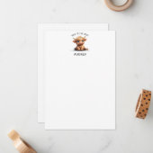 Höllenkuh neu für Herde Mitteilungskarte (Vorderseite/Rückseite Beispiel)