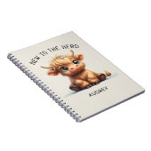 Höllenkuh neu für Herde Notizblock (Rechte Seite)