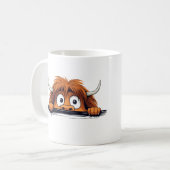Höllenkuh Peking Niedlich Adorable Funny Animal Kaffeetasse (Vorderseite Links)