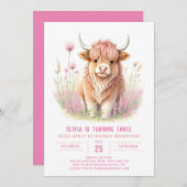 Höllenkuhfarm Frolic Birthday Einladung (Vorne/Hinten)