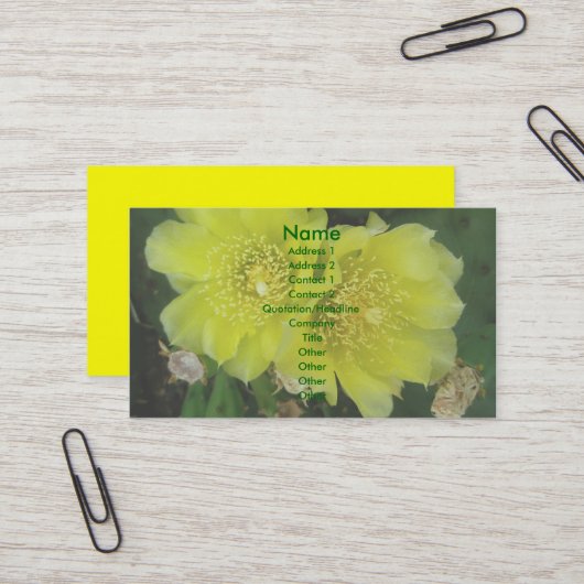 Höllenpear blüht Geschäftskarten Visitenkarte (Vorderseite/Rückseite Beispiel)