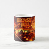 Höllenstraße-Inferno-Tasse Kaffeetasse (Mittel)