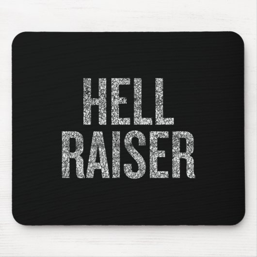 Höllenverursacher Lustiger Halloween-Spruch Mousepad (Vorne)