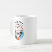 Holler-llujah Funny Loud Hailer Pun Kaffeetasse (Vorderseite Links)
