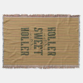 Holler Sweet Holler Rustic Country Decke (Vorderseite)