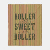 Holler Sweet Holler Rustic Country Fleecedecke (Vorderseite)