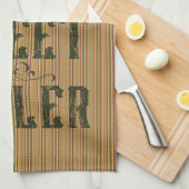 Holler Sweet Holler Rustic Country Geschirrtuch (Viertel Falte)