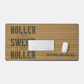 Holler Sweet Holler Rustic Custom Craft Mat Schreibtischunterlage (Tastatur & Maus)
