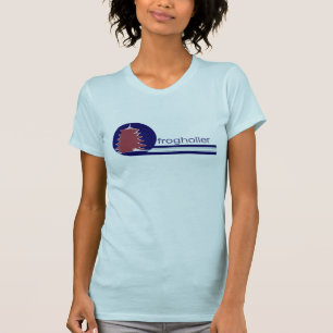 Holler-T-Shirt der Frauen der Frosch T-Shirt