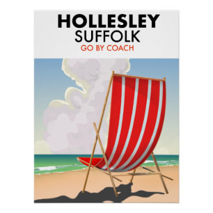 Hollesley Suffolk Reiseplakat Poster