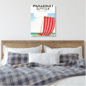 Hollesley Suffolk Reiseposter Leinwanddruck (Insitu (Schlafzimmer))