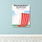 Hollesley Suffolk Reiseposter Leinwanddruck (Insitu (Holzboden))