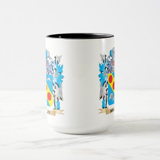 Holley Wappen - Familienwappen Tasse (Zentrum)