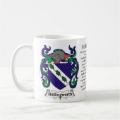 Hollingsworth Familien-Wappen Tasse (Links)