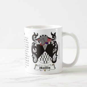 Hollis Familien-Wappen Tasse