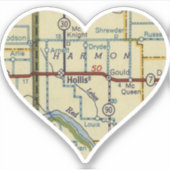 Hollis Oklahoma Aufkleber (Vorderseite)