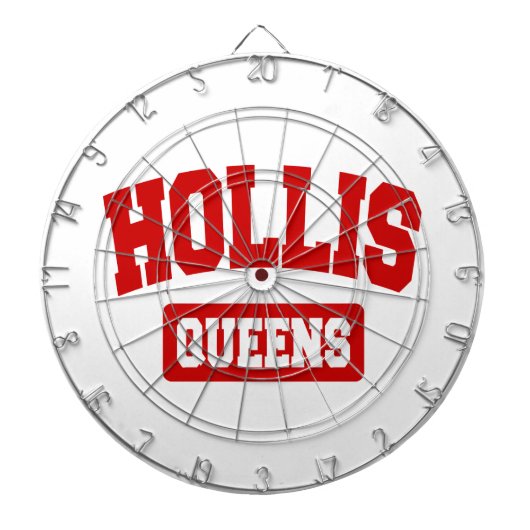 Hollis, Queens, NYC Dartscheibe (vorne)