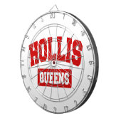 Hollis, Queens, NYC Dartscheibe (Vorderseite rechts)