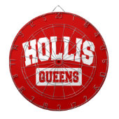 Hollis, Queens, NYC Dartscheibe (vorne)