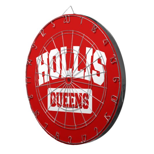 Hollis, Queens, NYC Dartscheibe (Vorderseite rechts)
