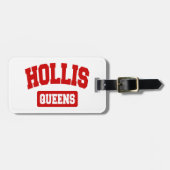 Hollis, Queens, NYC Gepäckanhänger (Vorderseite horizontal)