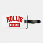 Hollis, Queens, NYC Gepäckanhänger (Rückseite horizontal)