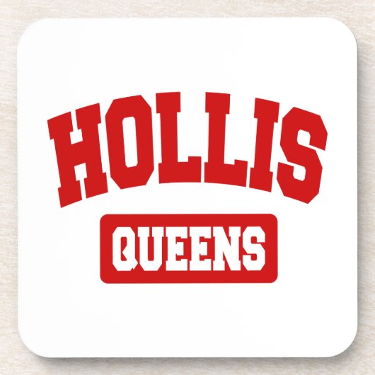 Hollis, Queens, NYC Getränkeuntersetzer (Vorderseite)