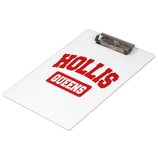 Hollis, Queens, NYC Klemmbrett (Schrägansicht)