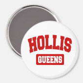 Hollis, Queens, NYC Magnet (Vorderseite/Rückseite)