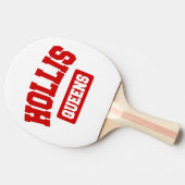 Hollis, Queens, NYC Tischtennis Schläger (Seitenansicht)