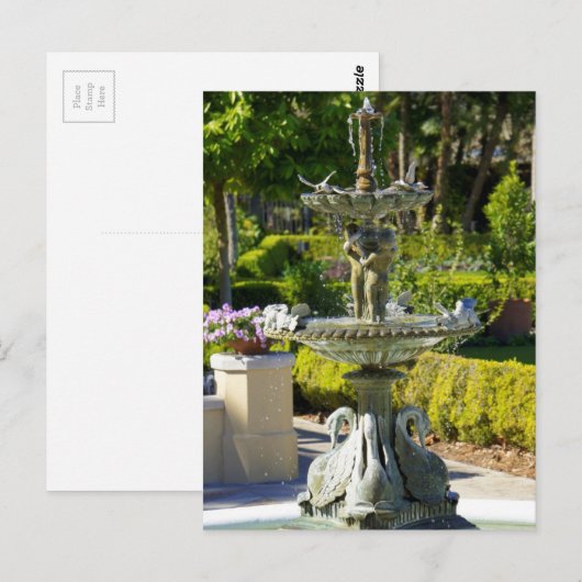 Hollis Statue Postkarte (Vorne/Hinten)