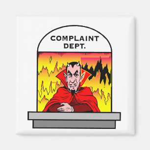 Höllischer Kundenservice Satan Teufel Hölle Magnet