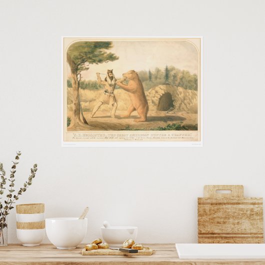 Hollister-Bear-Encounter (0547A) Poster (Küche)