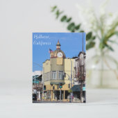 Hollister, CA-Uhrturm Postkarte (Stehend Vorderseite)