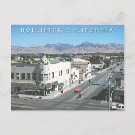 Hollister California Postcard Postkarte (Vorderseite)