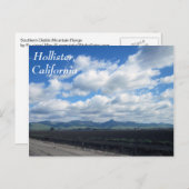Hollister, California Postkarte (Vorne/Hinten)