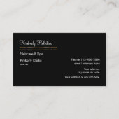 Hollistics Schönheits-Wellness-Center Visitenkarte (Vorderseite)