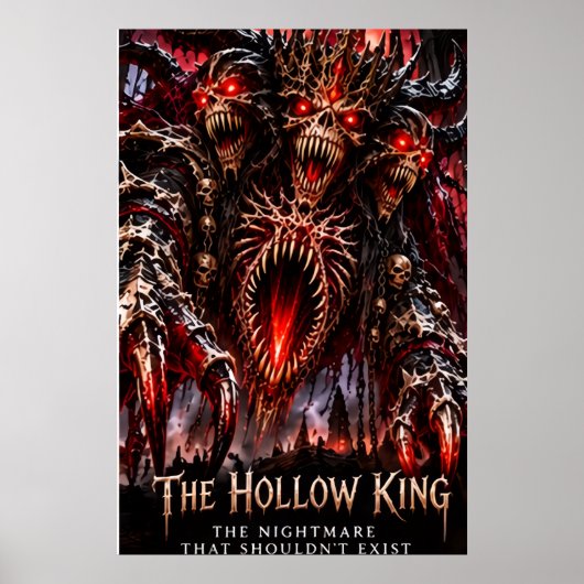 Hollow King Three Faced Nightmare Poster (Vorne)