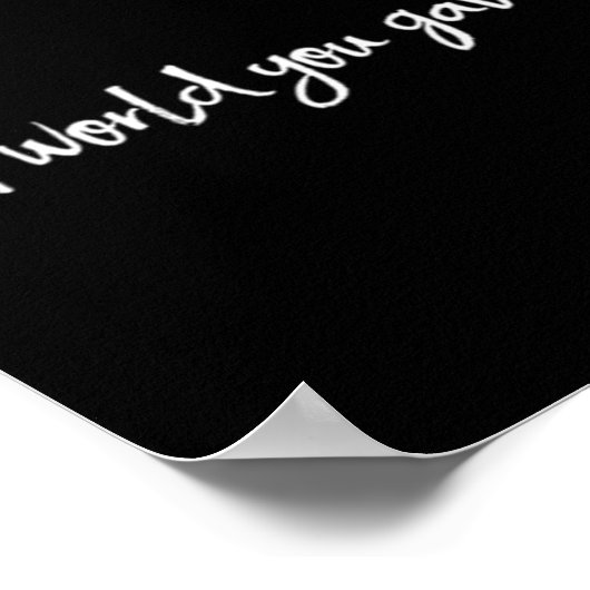 Hollow Knight Gedicht Poster (Ecke)