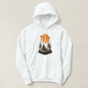 Hollow Knight Halloween Gruseliger Mond Kürbis Gam Hoodie