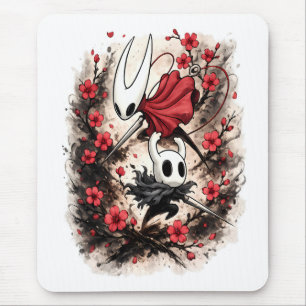 Hollow Knight Hornet Kirschblüten Gaming Kunst Mousepad