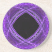 Hollow Lila Wirbel Untersetzer (Vorne)