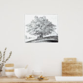 Hollow Tree in Hampstead, 1663 Poster (Küche)