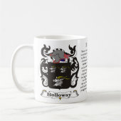 Holloway Familien-Wappen Tasse (Links)