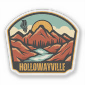 Hollowayville, Illinois Aufkleber (Vorderseite)