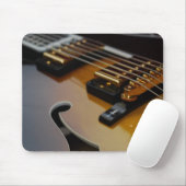 Hollowbody Gitarre Mousepad (Mit Mouse)