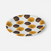 Holloween-Papierplatte Pappteller (Schrägansicht)