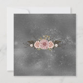 Holloween Pumpkin Little Boo Baby Dusche Einladung (Rückseite)