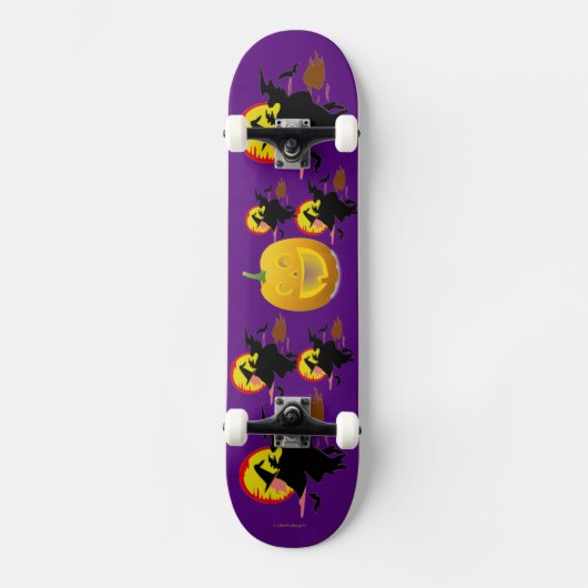 HOLLOWEEN SKATEBOARDS - SKATEBOARD GEAR - WITCH (Vorderseite)